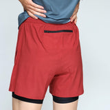 ES16 Performance shorts med innershorts. Red