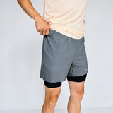 ES16 ES16 Performance Shorts, med innershorts. Grey
