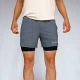 ES16 ES16 Performance Shorts, med innershorts. Grey