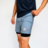 ES16 ES16 Performance Shorts, med innershorts. Grey