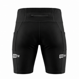 ES16 Supreme korte Løbetights med 2 sidelommer og 1 baglomme.