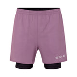 ES16 Performance shorts med innershorts. Violet
