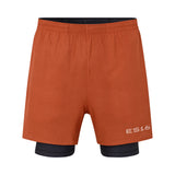 ES16 Performance shorts med innershorts.  Rust