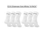 ES16 Strømper Fast White "6 PACK"