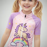 ES16 Børne Cykeltrøje - Unicorn