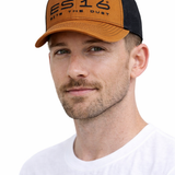 ES16 Cap Caramel + Black Mesh