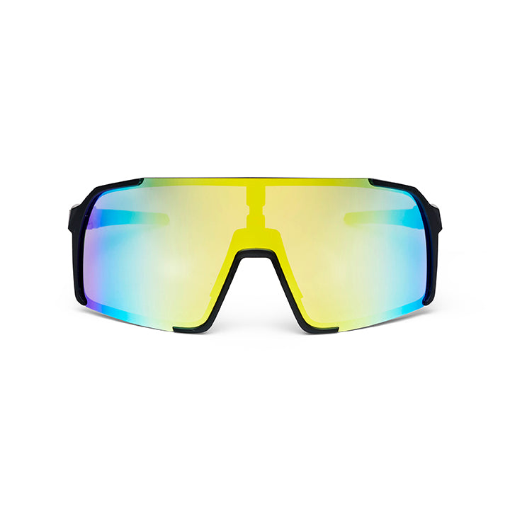 ES16 Enzo brille. Sort med guld linse. + 2 ekstra linser