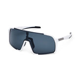 ES16 Enzo brille. Hvid med grå polarized linse. + 2 ekstra linser