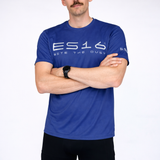 ES16 Løbetrøje – Performance Merino Blend Blue