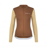 ES16 Supreme Long Sleeve Jersey. Brown / sand