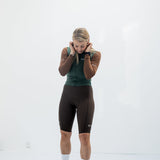 ES16 Supreme Long Sleeve Jersey. Green / Brown