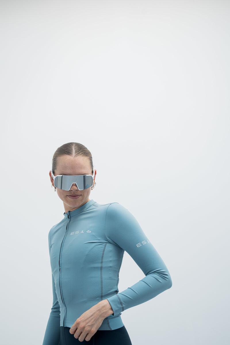 ES16 Enzo brille. Hvid med silver linse. + 2 ekstra linser