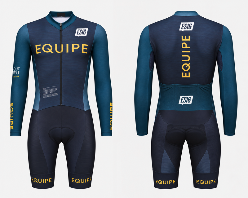 ES16 Equipe Termo skinsuit Langærmet - Delelig lynlås. CS9294MML