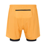 ES16 Performance shorts med innershorts. Orange