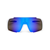 ES16 Enzo brille. Hvid med blå linse. + 2 ekstra linser