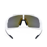 ES16 Enzo brille. Hvid med blå linse. + 2 ekstra linser