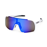 ES16 Enzo brille. Hvid med blå linse. + 2 ekstra linser