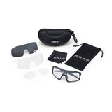 ES16 Enzo brille. Sort med photochromic linse. + 2 ekstra linser